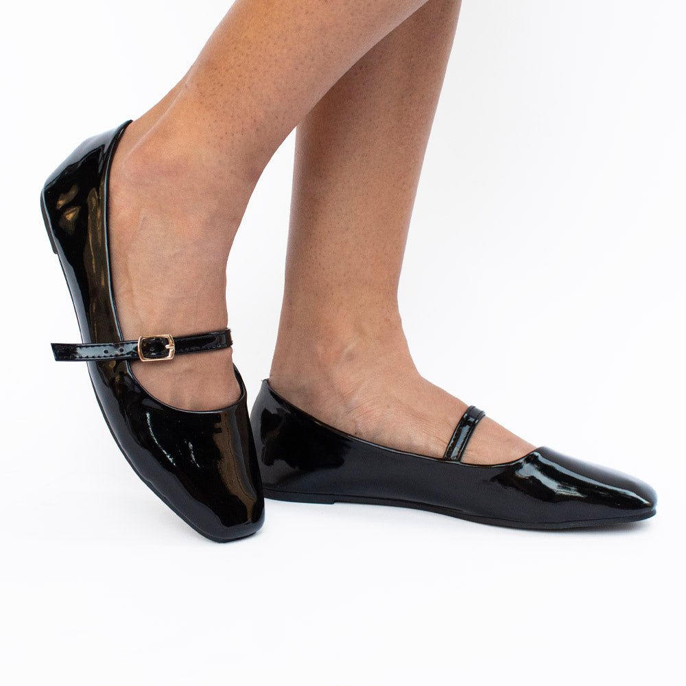 Flat 10115 Negro - KiraZapatería