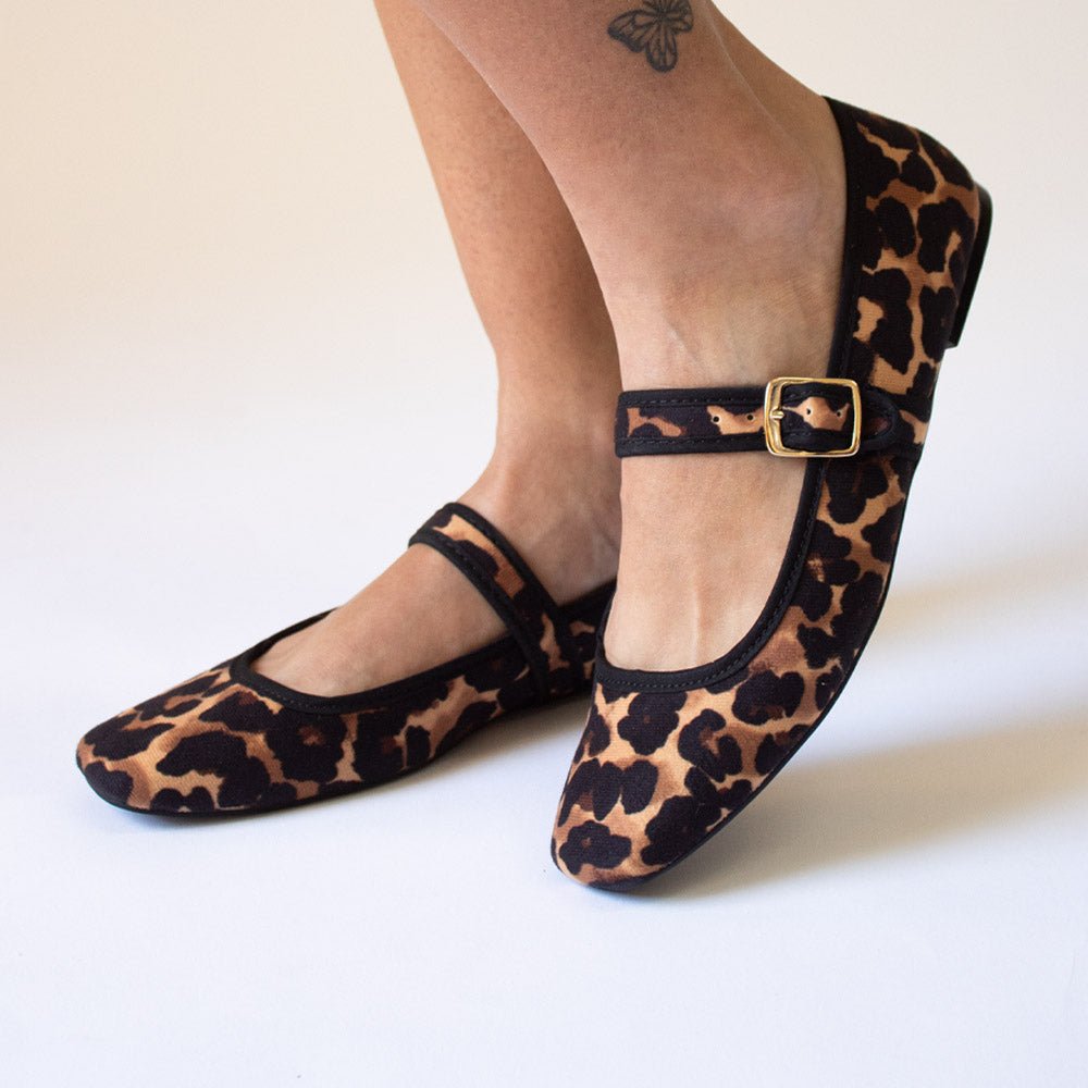 Flat 2102 Leopardo - KiraZapatería