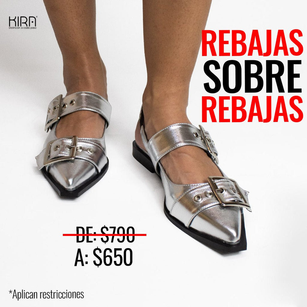 Flat 5420 Plata - KiraZapatería