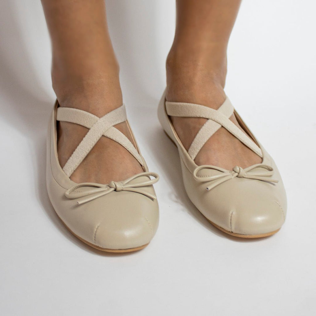 Flat 9214 Beige - KiraZapatería