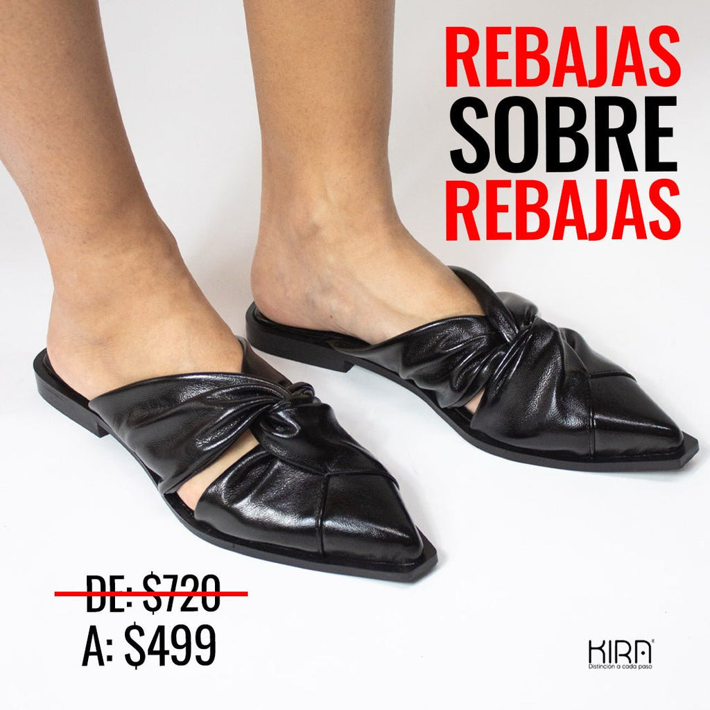 Mule 5425 Negro - KiraZapatería