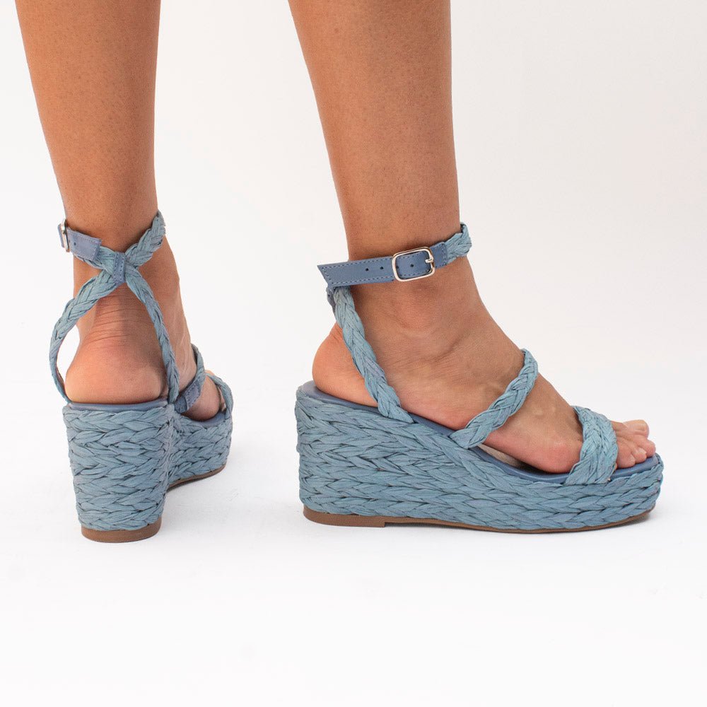 Plata 89841 Azul - KiraZapatería