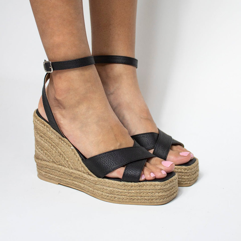 Plataforma 11715 Negra - KiraZapatería