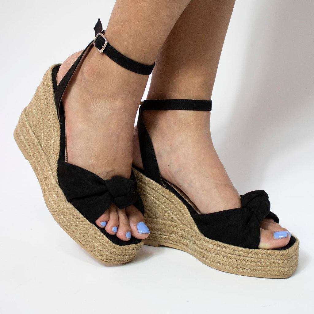 Plataforma 1712 Negro - KiraZapatería