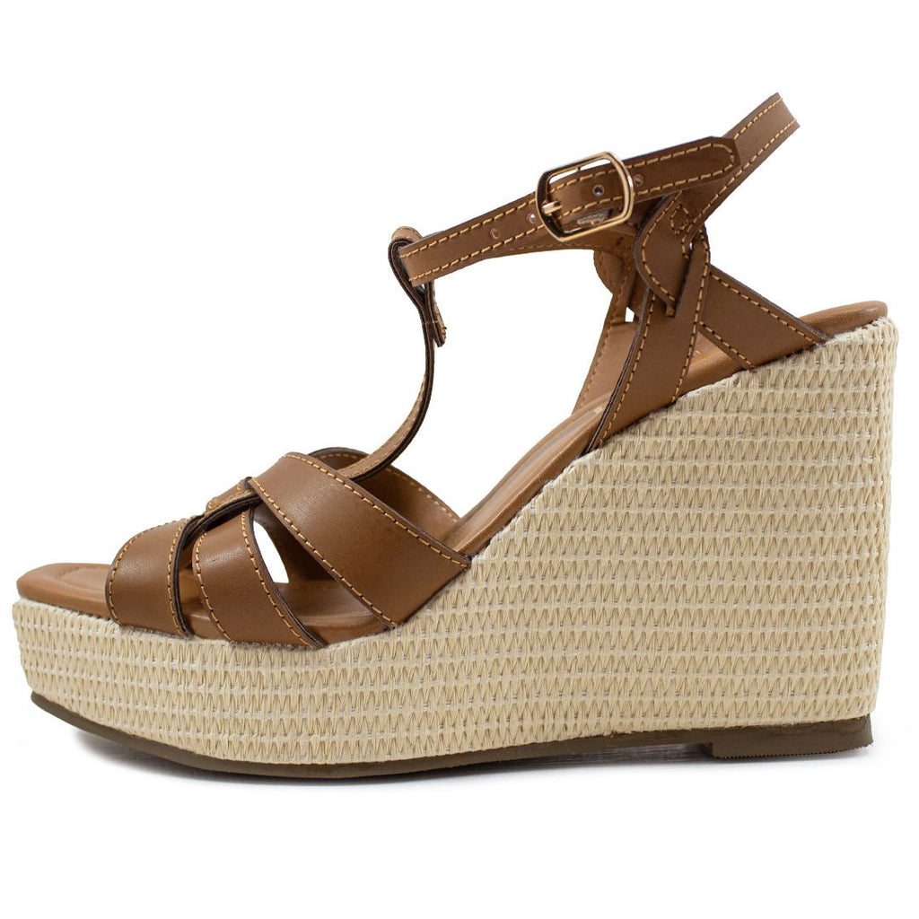 Plataforma 45119 Camel - KiraZapatería