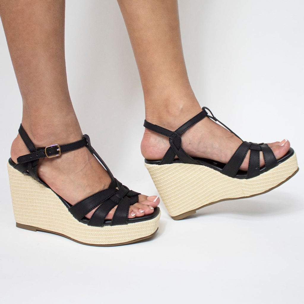 Plataforma 45119 Negra - KiraZapatería