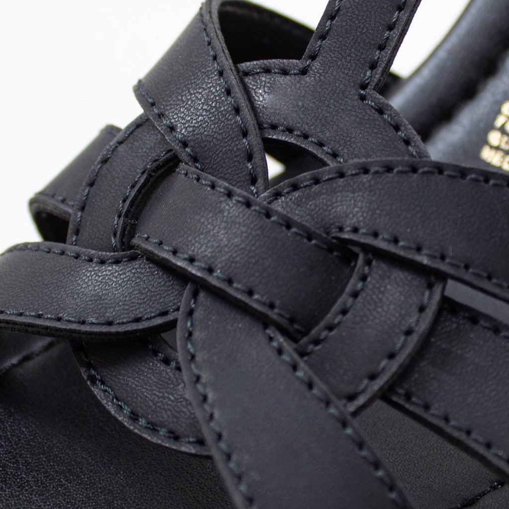 Plataforma 45119 Negra - KiraZapatería