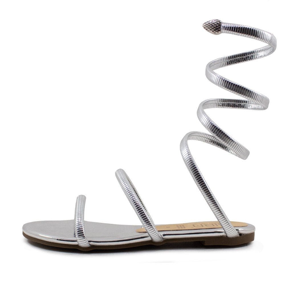 Sandalia 20456 Plata - KiraZapatería