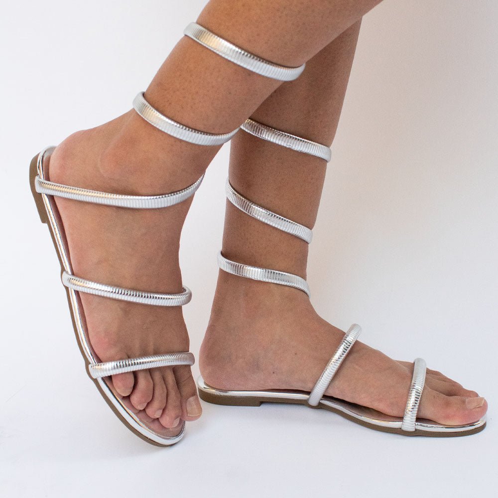 Sandalia 20456 Plata - KiraZapatería