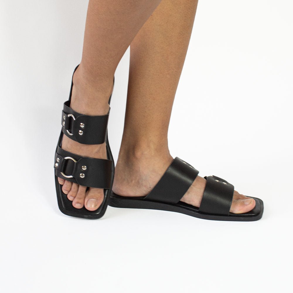 Sandalia 320 Negro - KiraZapatería