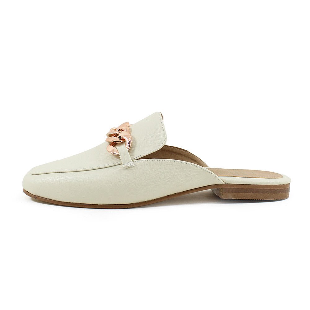 Mule 01100 Hueso - KiraZapatería
