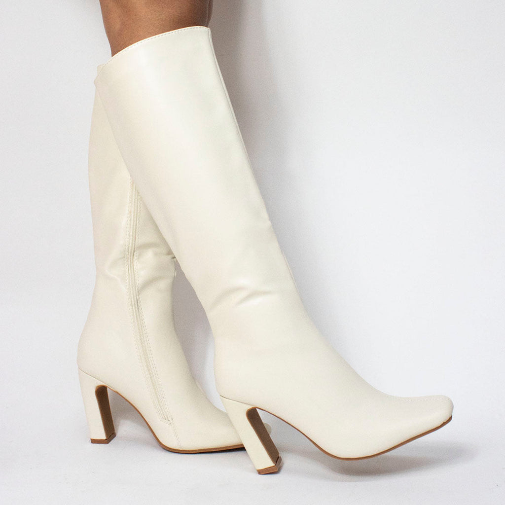 Bota 11135 Blanca - KiraZapatería