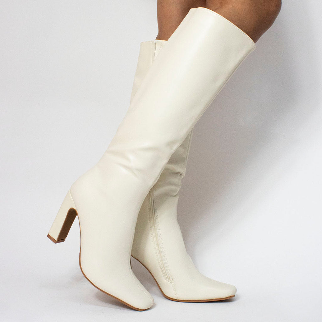 Bota 11135 Blanca - KiraZapatería