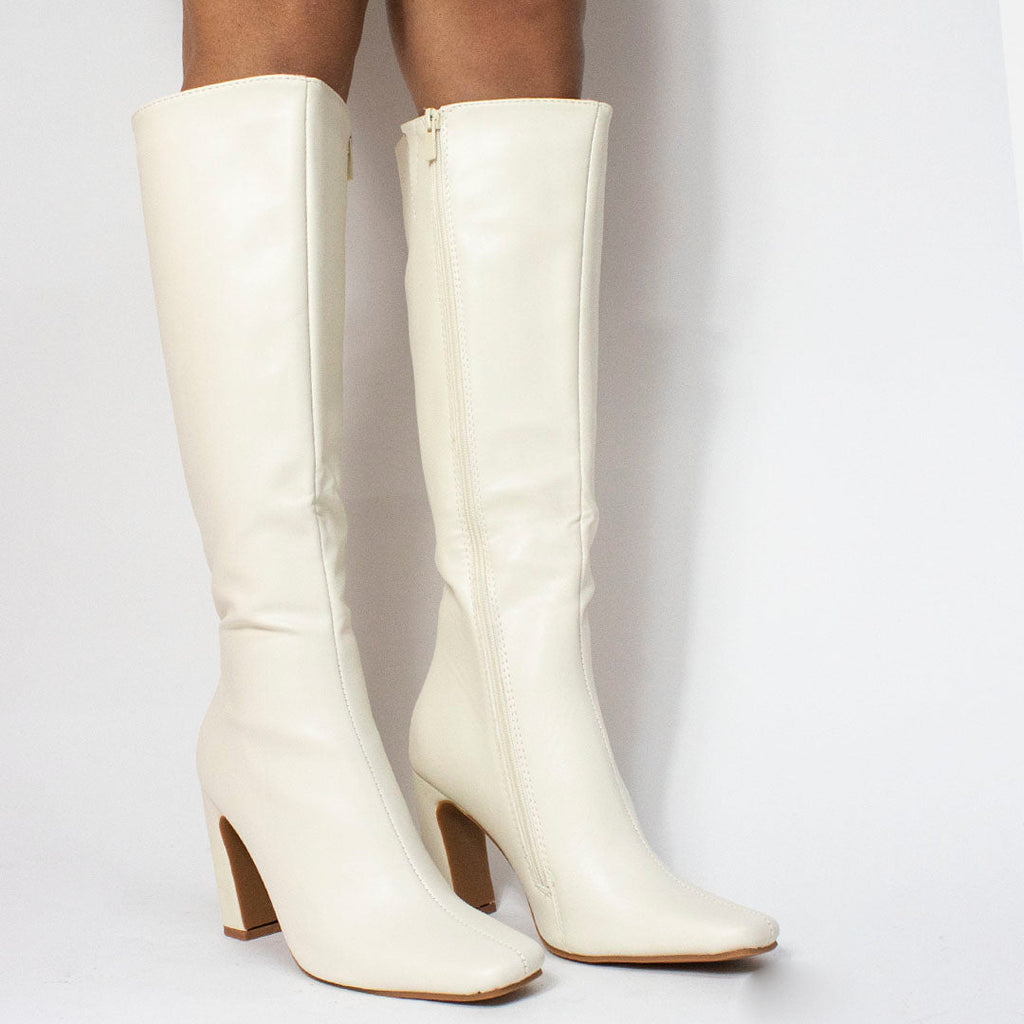 Bota 11135 Blanca - KiraZapatería