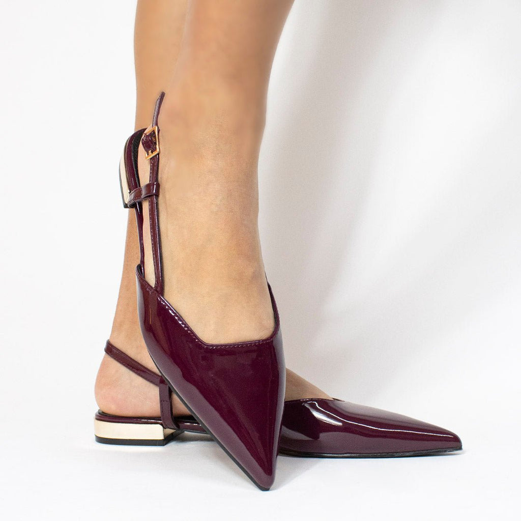 Flat 12910 Vino - KiraZapatería