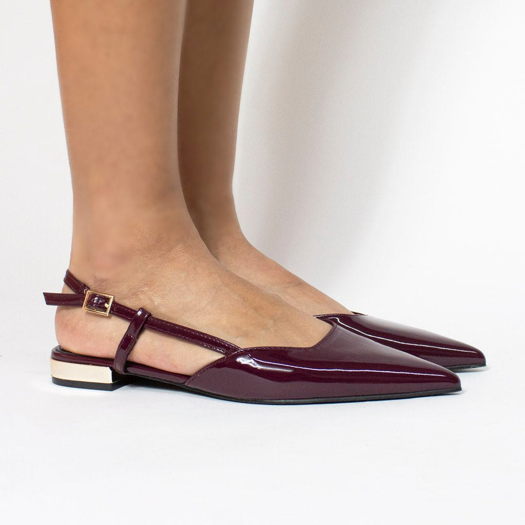 Flat 12910 Vino - KiraZapatería