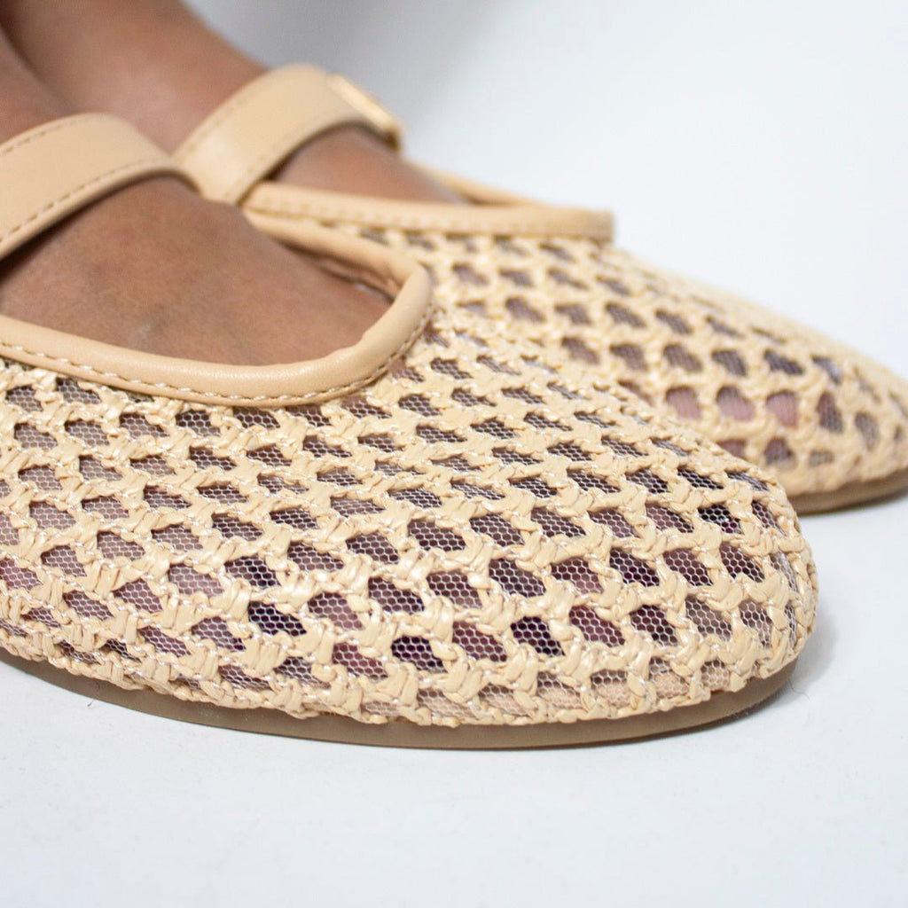 Flat 16957 Nude - KiraZapatería