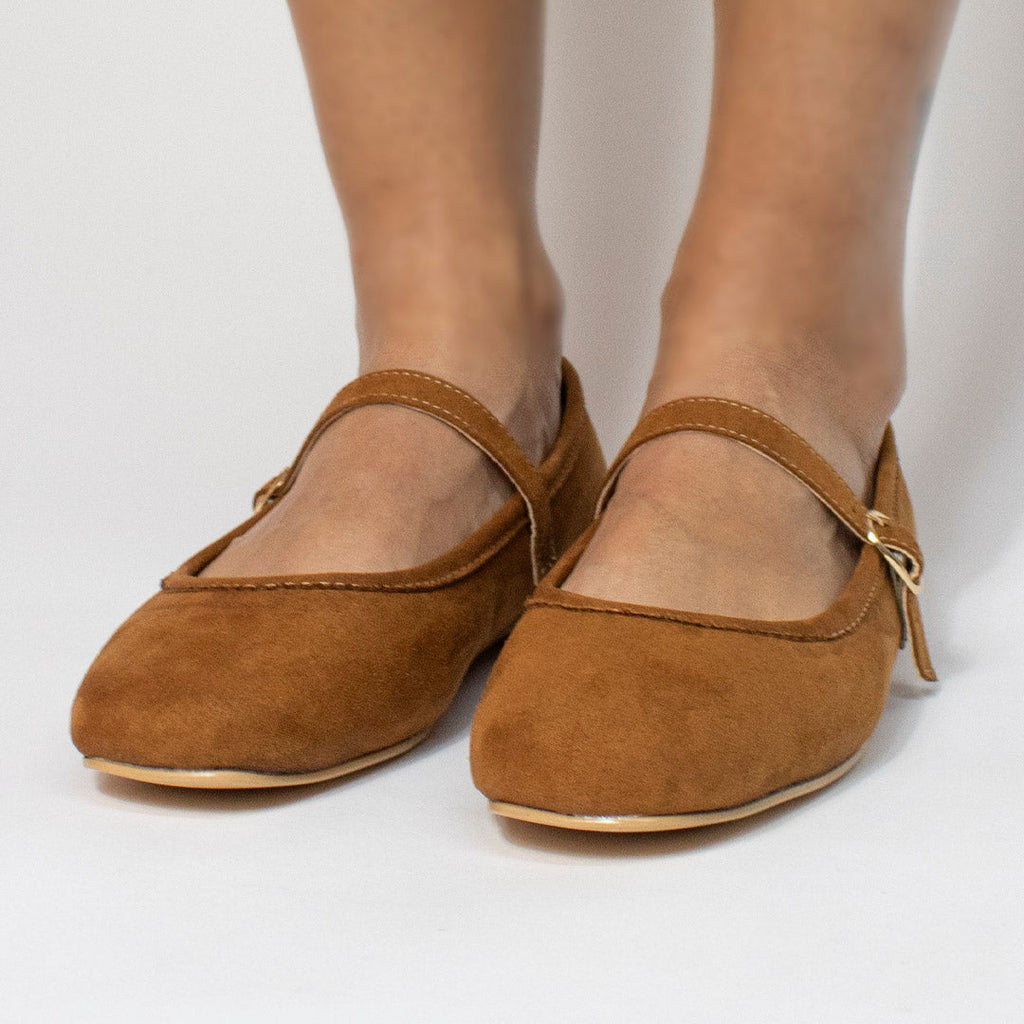 Flat 1900 Camel - KiraZapatería