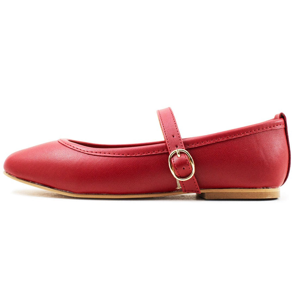 Flat 1900 Rojo - KiraZapatería