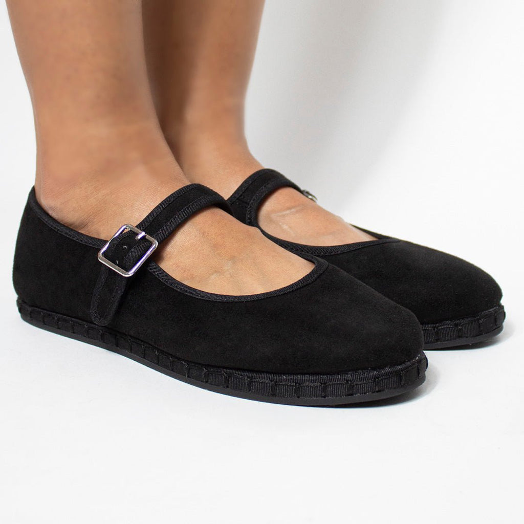Flat 19020 Negro - KiraZapatería