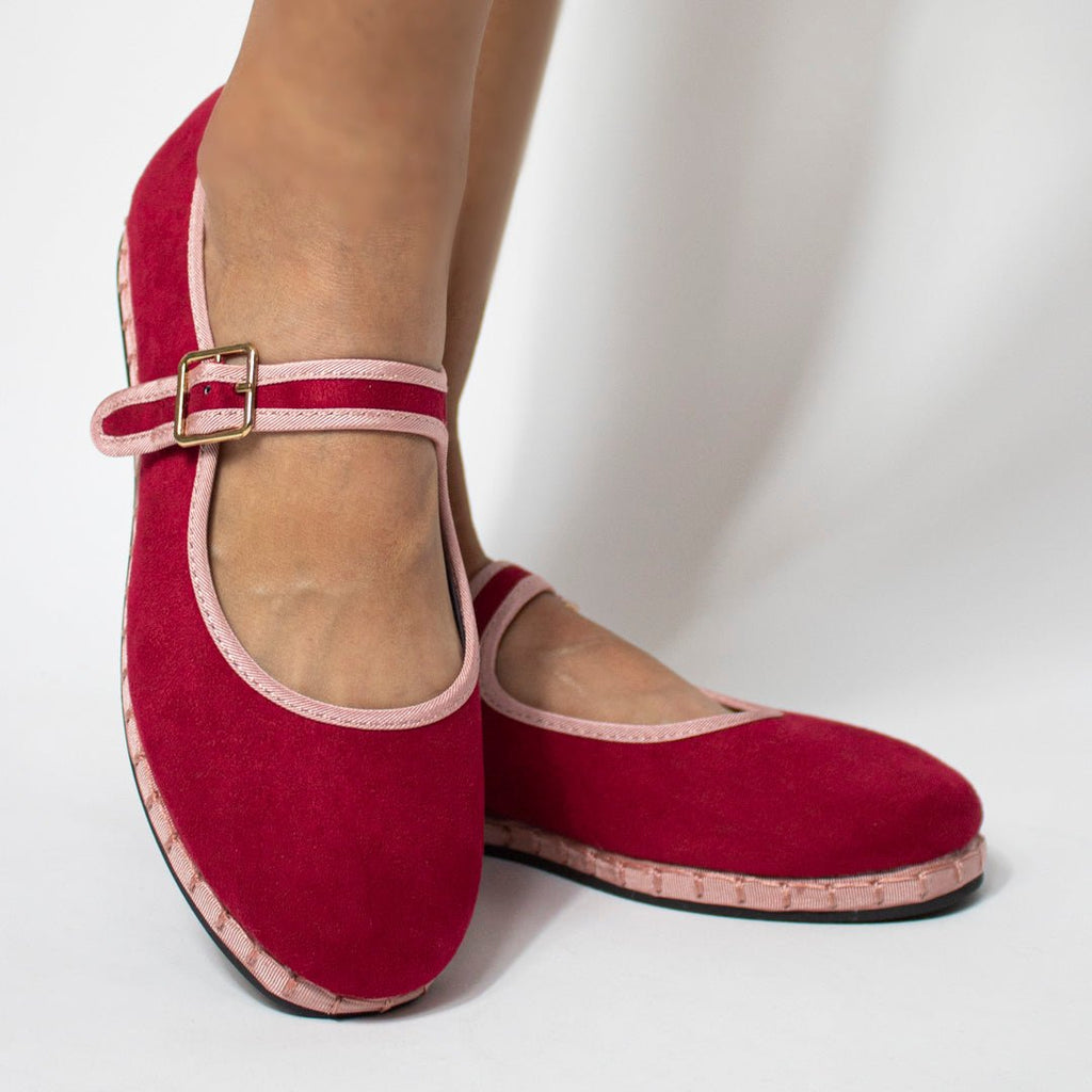 Flat 19020 Rojo - KiraZapatería
