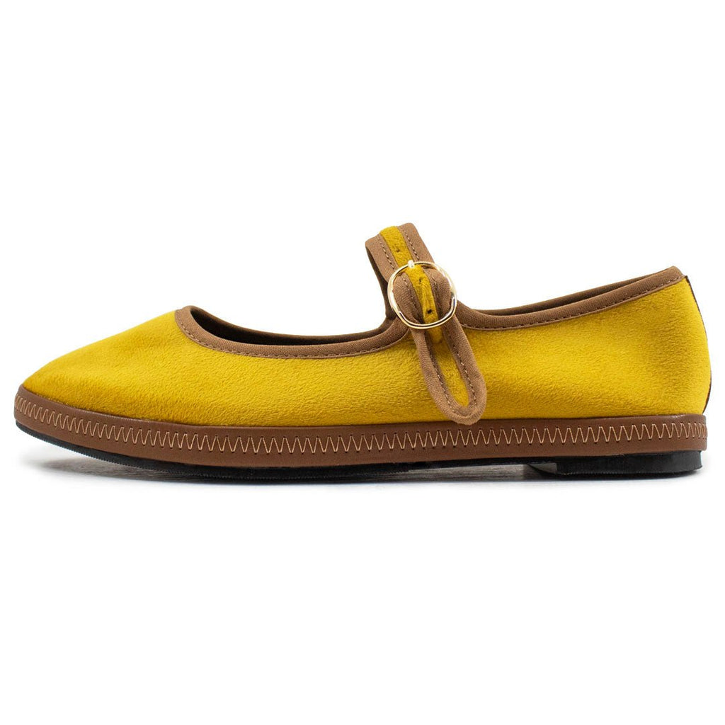 Flat 20000 Mostaza - KiraZapatería