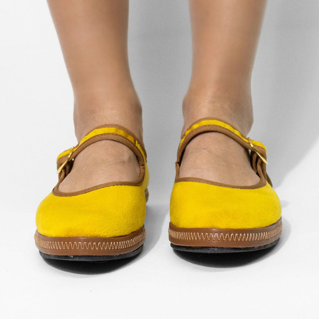 Flat 20000 Mostaza - KiraZapatería