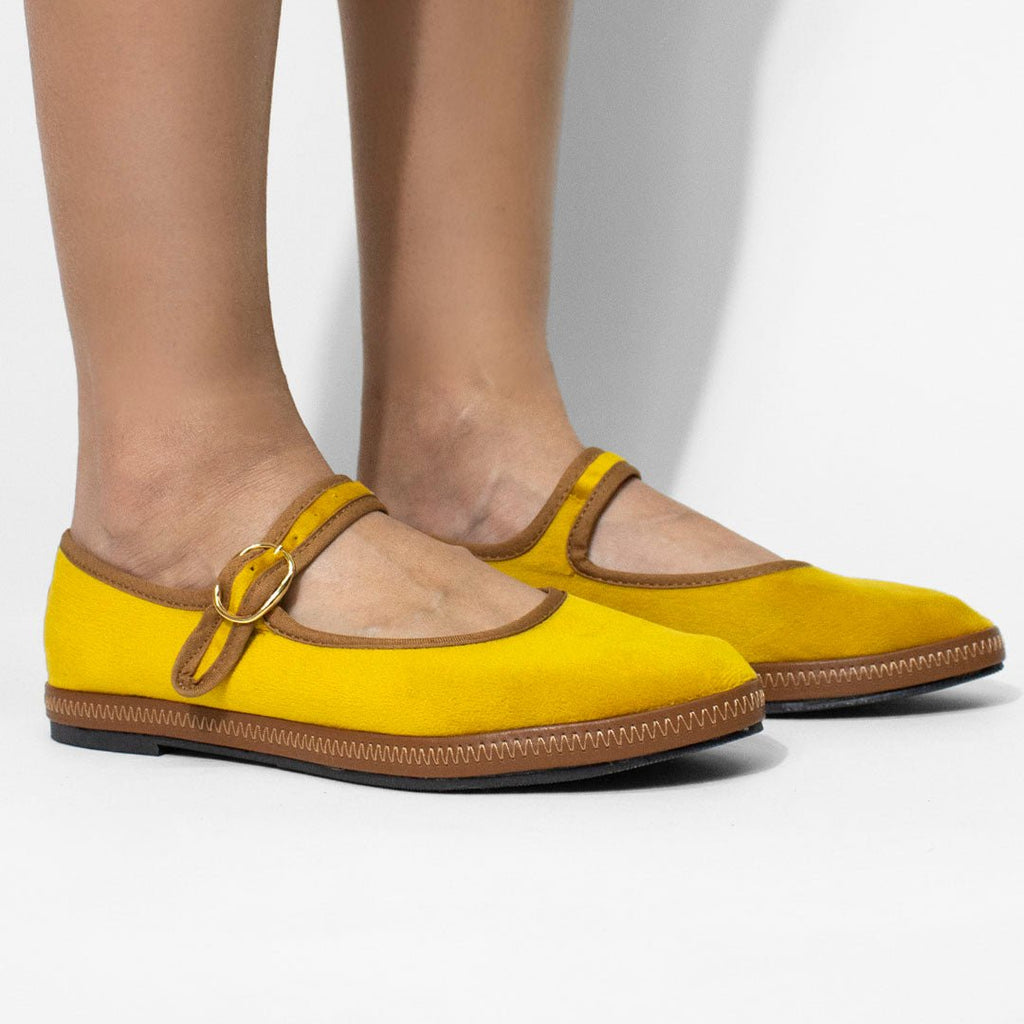 Flat 20000 Mostaza - KiraZapatería