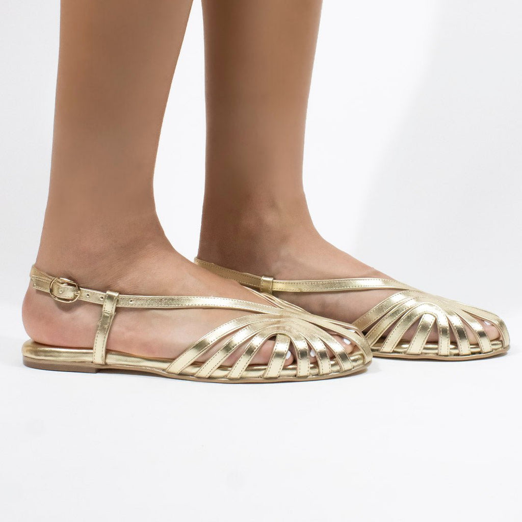 Flat 20003 Oro - KiraZapatería