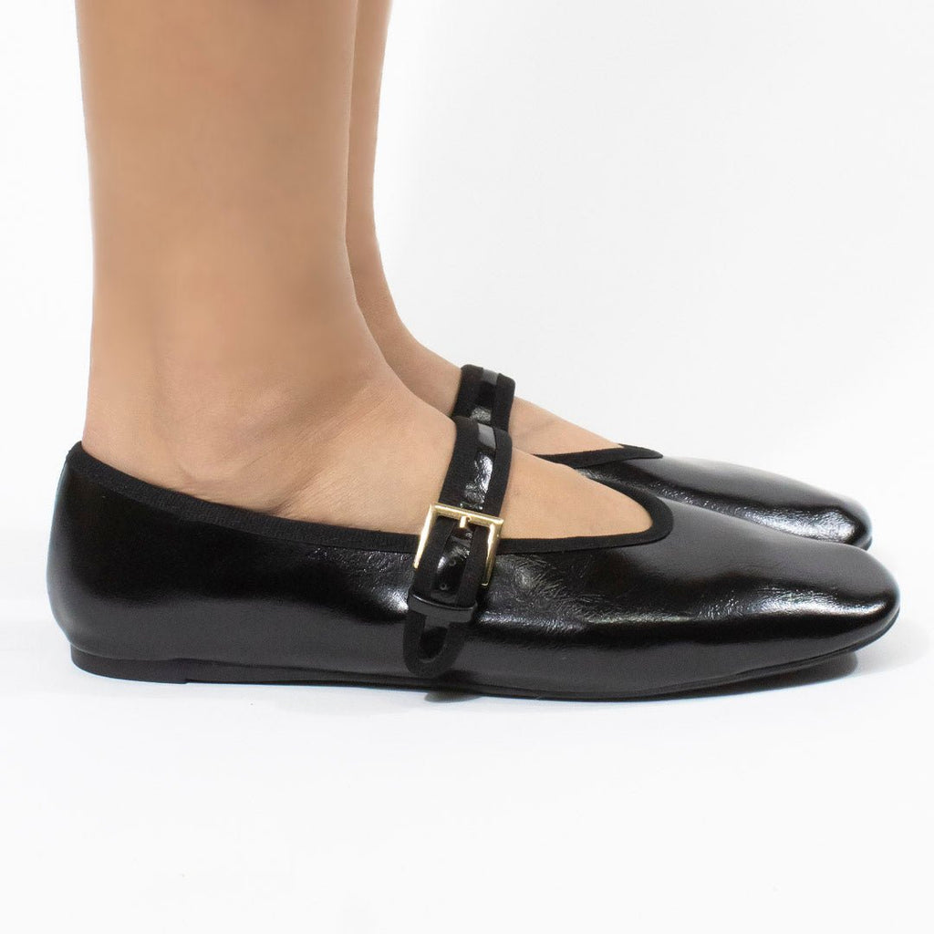 Flat 20158 Negro - KiraZapatería