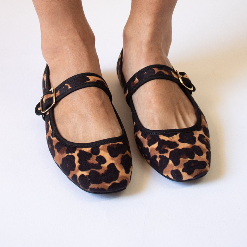 Flat 2102 Leopardo - KiraZapatería