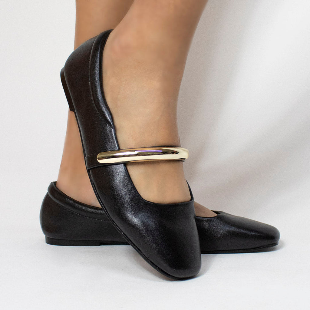 Flat 2302 Negro - KiraZapatería