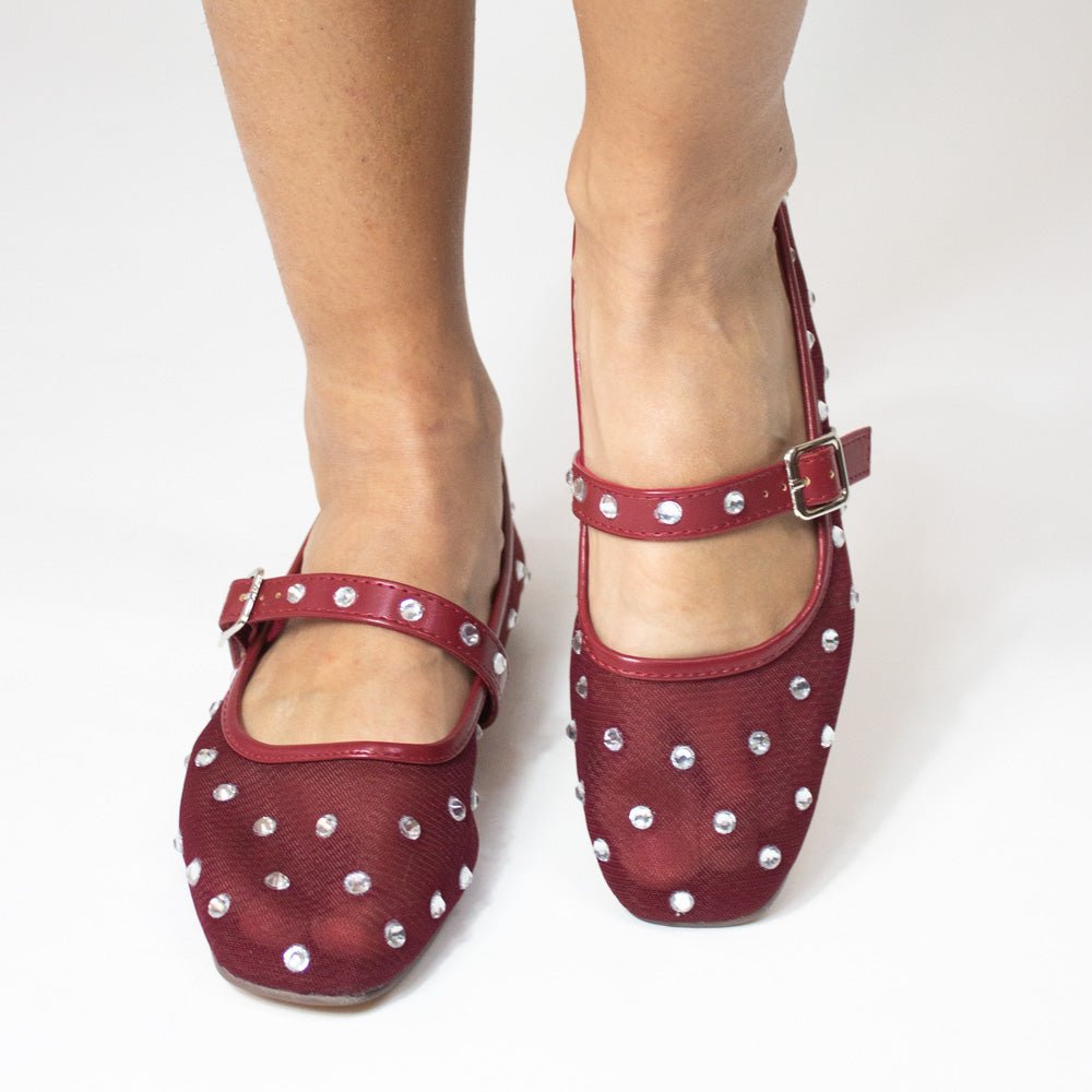 Flat 25108 Tinto - KiraZapatería