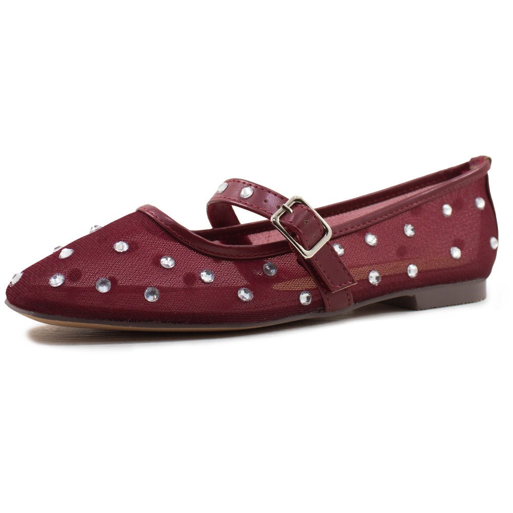 Flat 25108 Tinto - KiraZapatería