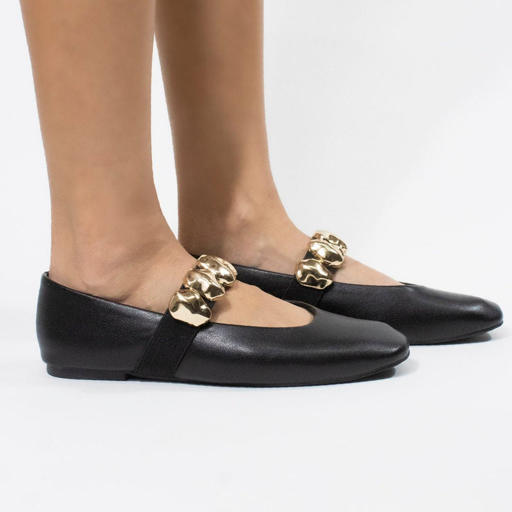 Flat 41159 Negro - KiraZapatería
