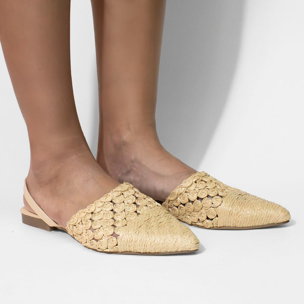 Flat 5445 Natural - KiraZapatería