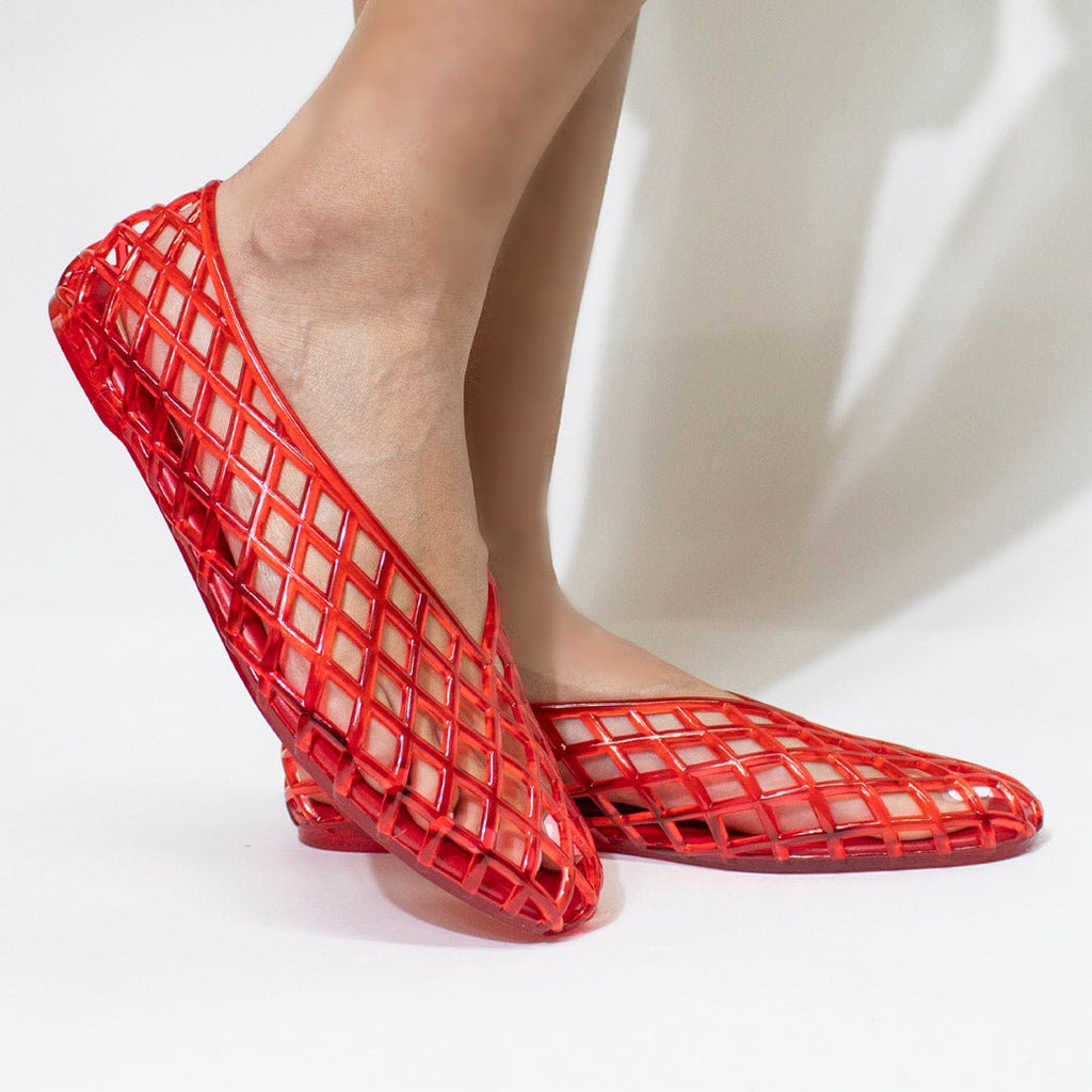 Flat 67512 Rojo - KiraZapatería