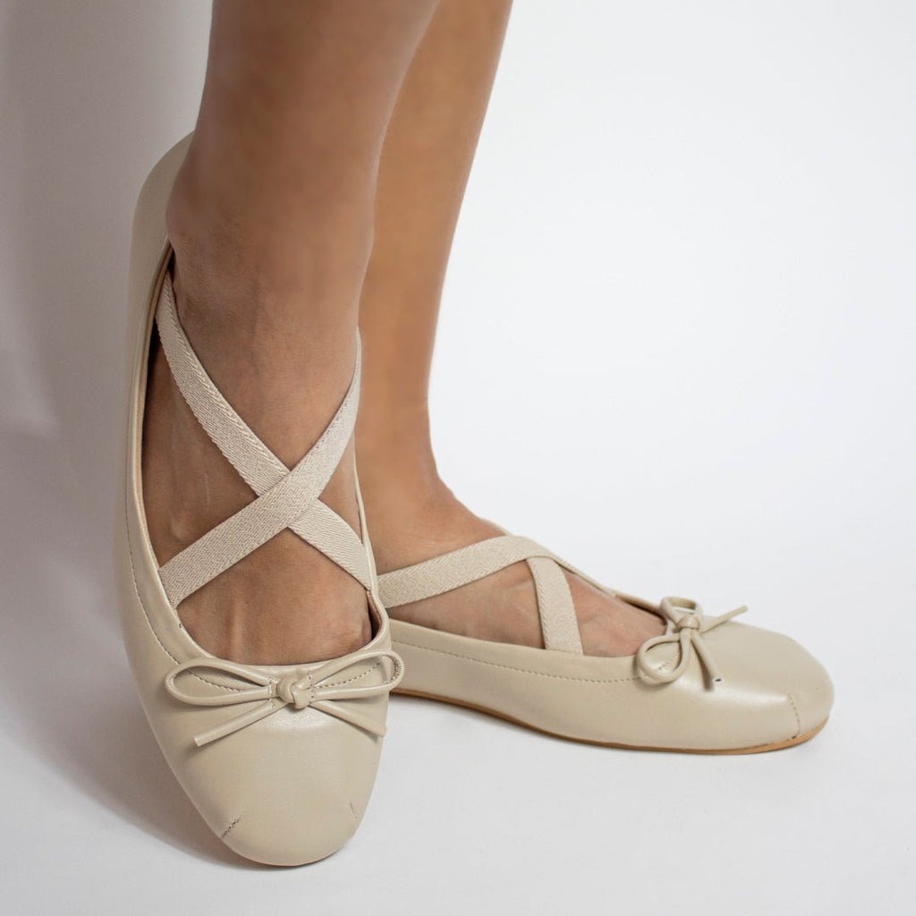 Flat 9214 Beige - KiraZapatería
