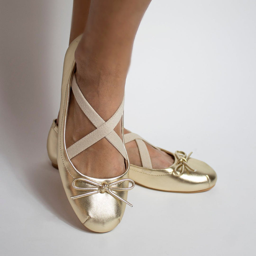 Flat 9214 Oro - KiraZapatería