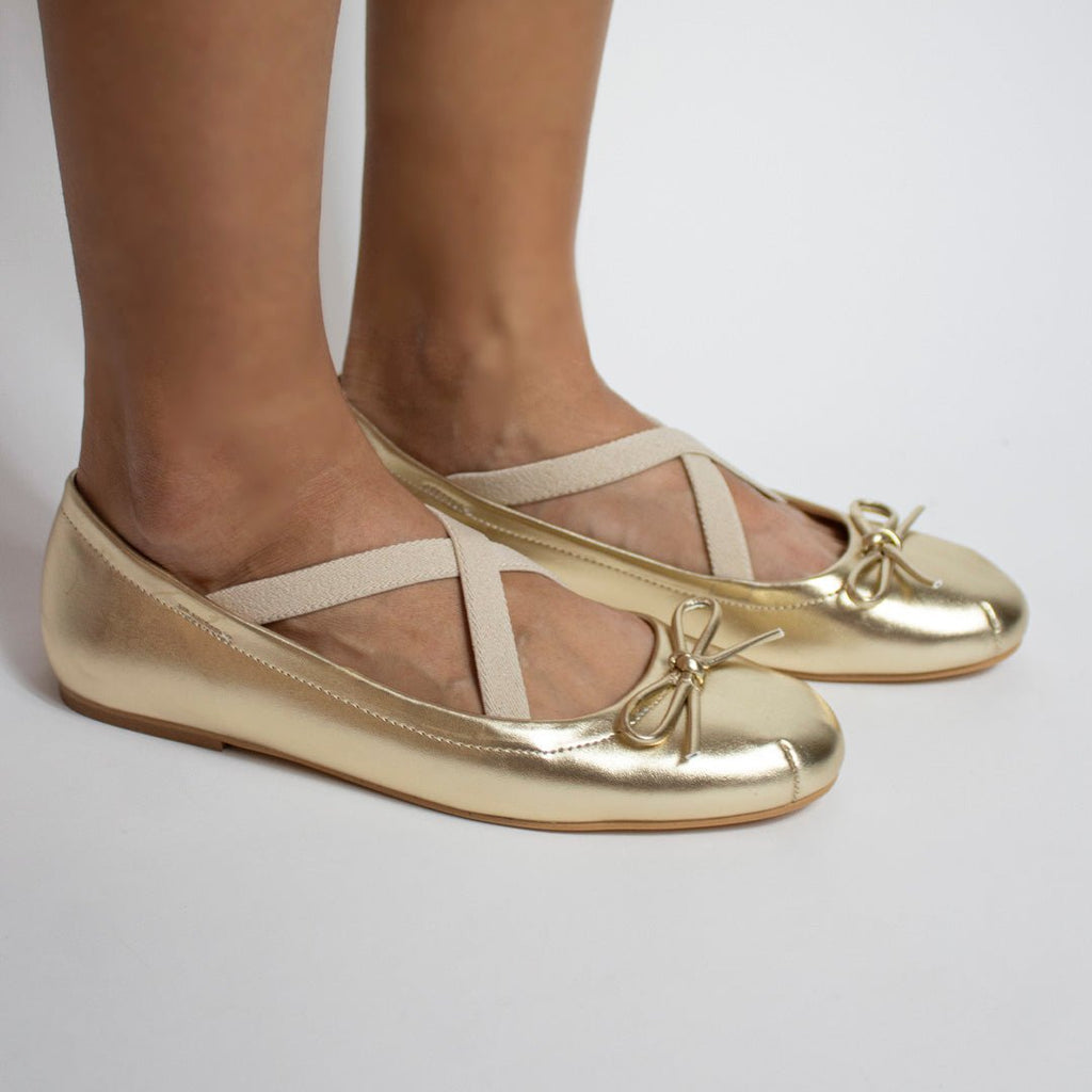 Flat 9214 Oro - KiraZapatería