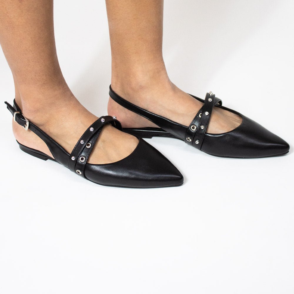 Flats 18111 Negro - KiraZapatería