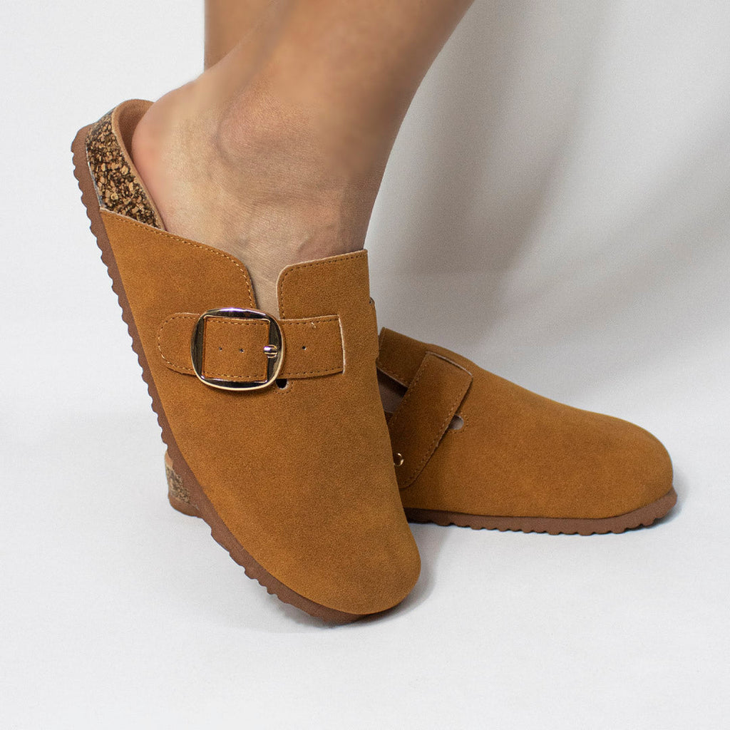 Mule 18699 Camel - KiraZapatería