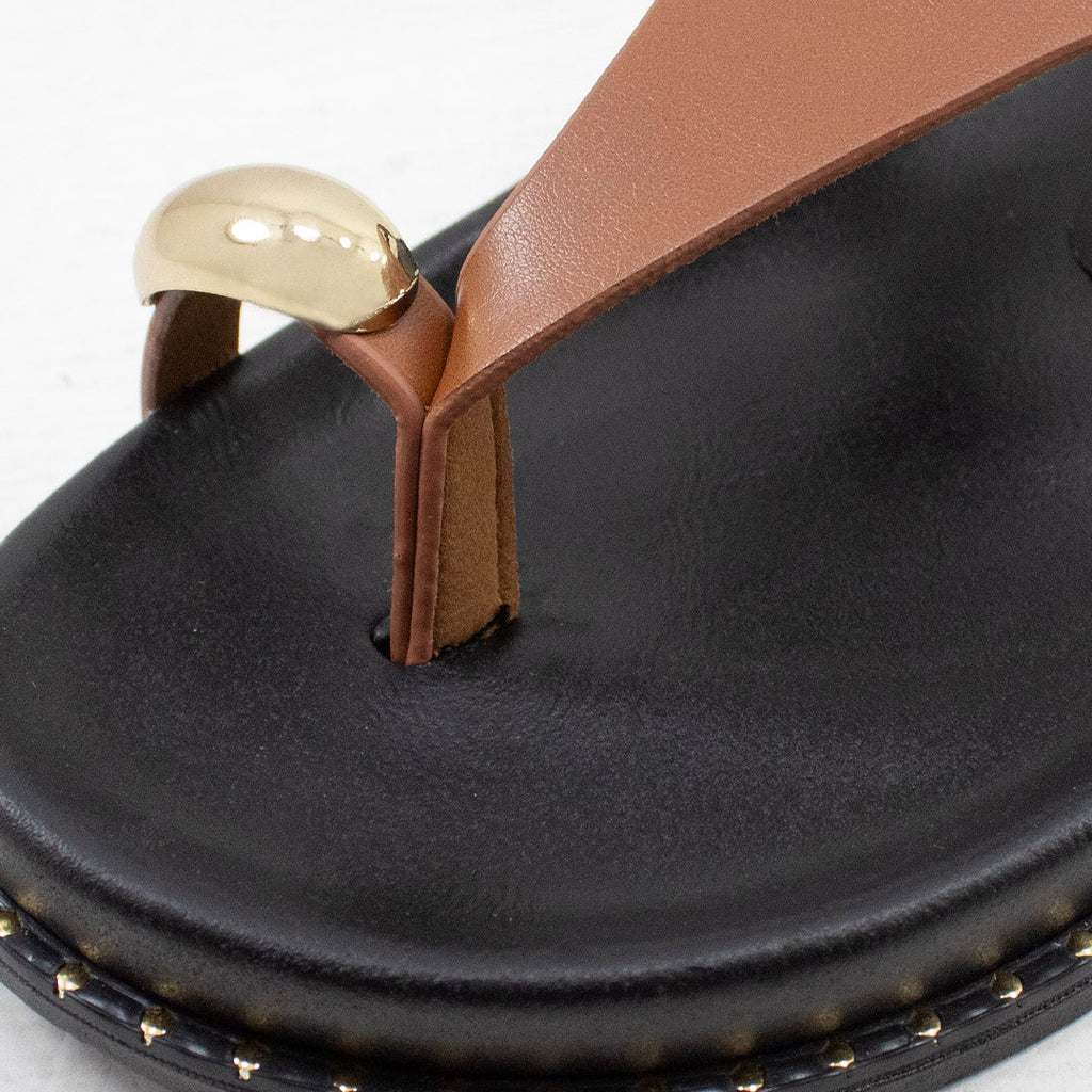 Sandalia 10210 Camel - KiraZapatería