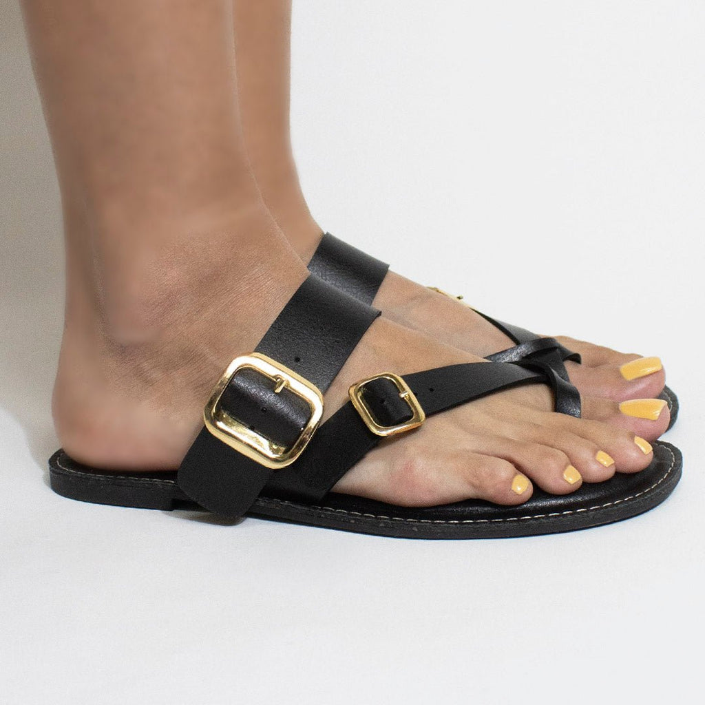 Sandalia 10285 Negro - KiraZapatería