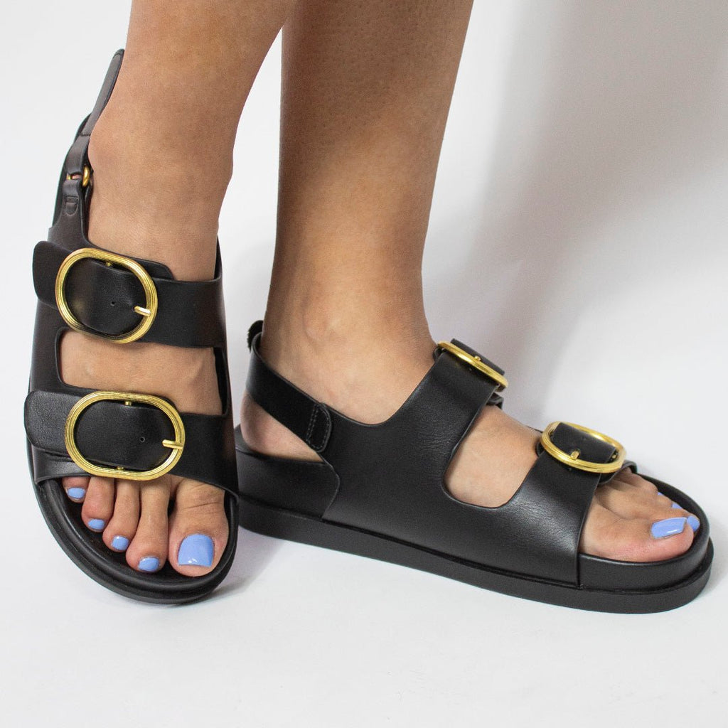 Sandalia 24127 Negro - KiraZapatería