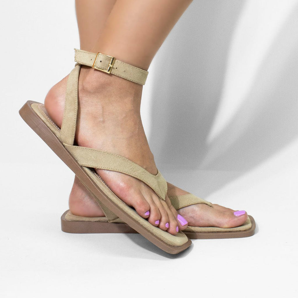 Sandalia 333 Beige - KiraZapatería