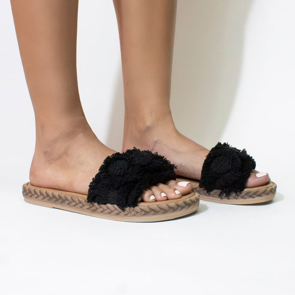 Sandalia 426 Negro - KiraZapatería