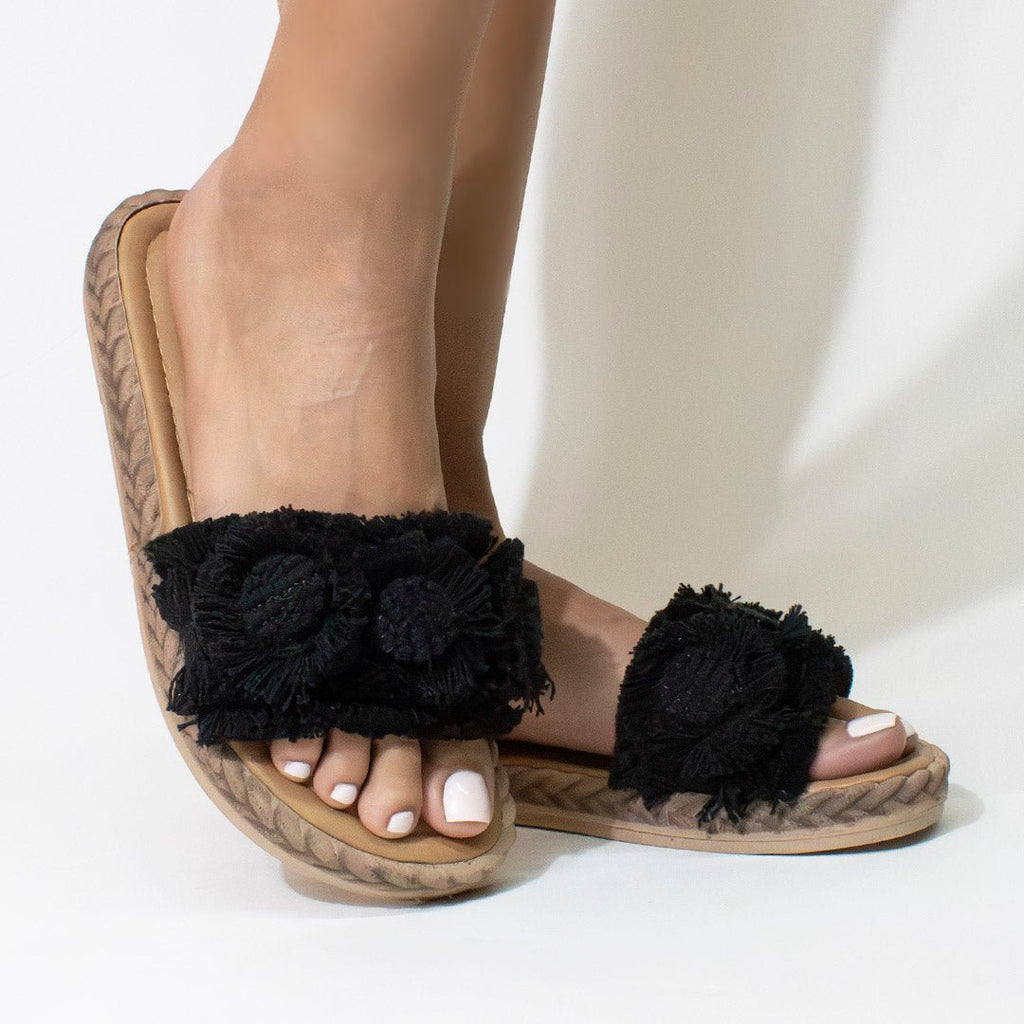 Sandalia 426 Negro - KiraZapatería