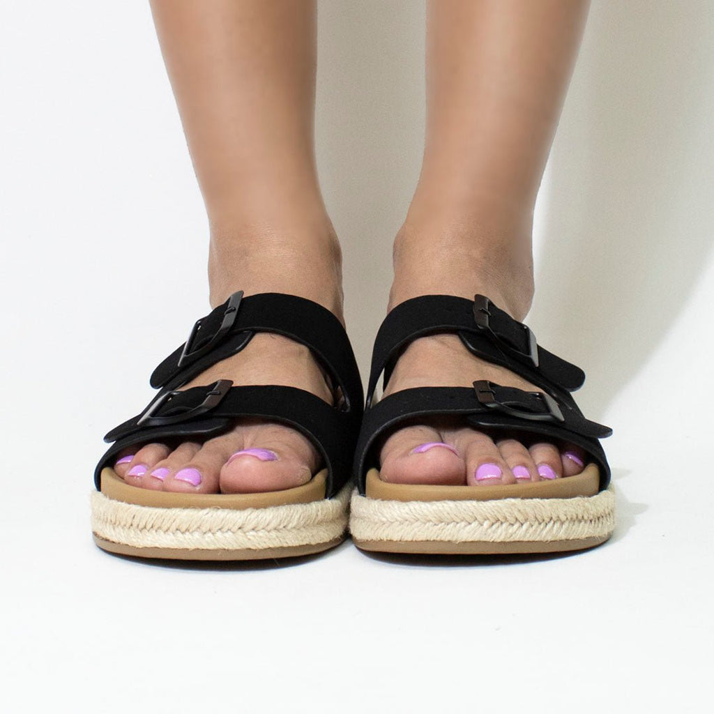 Sandalia 55642 Negro - KiraZapatería