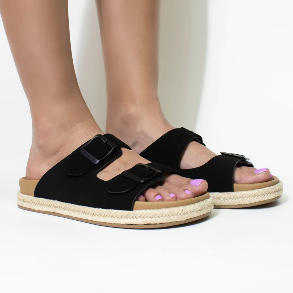 Sandalia 55642 Negro - KiraZapatería